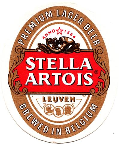 leuven vb-b stella prem 5a (oval210-u brewed in belgium)